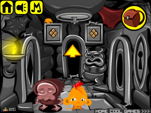 Игра Счастливая Обезьянка 719: Скрытая Статуя — Глава 9 (Monkey GO Happy Stage 719: The Hidden Statue Chapte — 9) — играть онлайн бесплатно (изображение №2)