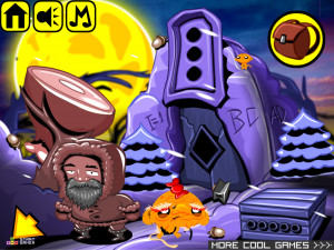 Игра Счастливая Обезьянка 721: Победить Демона (Monkey GO Happy Stage 721: Defeat The Demon) — играть онлайн бесплатно (изображение №3)