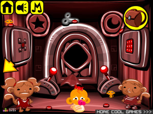 Игра Счастливая Обезьянка 722: Сказка о Пряничном Человечке (Monkey GO Happy Stage 722: The tale of the gingerbread man) — играть онлайн бесплатно (изображение №4)