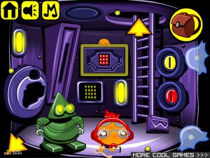 Игра Счастливая Обезьянка 723: Межпланетная — Глава 1 (Monkey GO Happy Stage 723: Interplanetary Chapter — 1) — играть онлайн бесплатно (изображение №3)