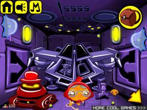 Игра Счастливая Обезьянка 723: Межпланетная — Глава 1 (Monkey GO Happy Stage 723: Interplanetary Chapter — 1) — играть онлайн бесплатно (изображение №6)