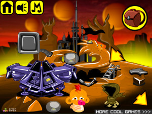 Игра Счастливая Обезьянка 725: Межпланетная — Глава 2 (Monkey GO Happy Stage 725: Interplanetary Chapter — 2) — играть онлайн бесплатно (изображение №2)