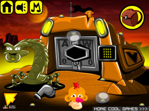 Игра Счастливая Обезьянка 725: Межпланетная — Глава 2 (Monkey GO Happy Stage 725: Interplanetary Chapter — 2) — играть онлайн бесплатно (изображение №3)