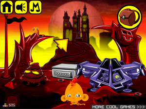 Игра Счастливая Обезьянка 727: Межпланетная — Глава 3 (Monkey GO Happy Stage 727: Interplanetary Chapter — 3) — играть онлайн бесплатно (изображение №2)