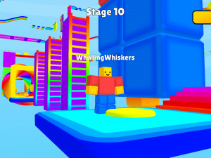 Игра Радуга Обби (Rainbow Obby) — играть онлайн бесплатно (изображение №3)