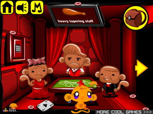 Игра Счастливая Обезьянка 730: Обезьяны в Лас-Вегасе (Monkey GO Happy Stage 730: Monkeys in Las Vegas) — играть онлайн бесплатно (изображение №2)