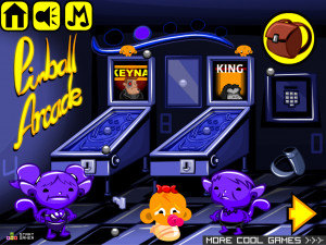 Игра Счастливая Обезьянка 732 (Monkey GO Happy Stage 732: Pinball Monkey avatar movie with big bad dinosaur) — играть онлайн бесплатно (изображение №2)