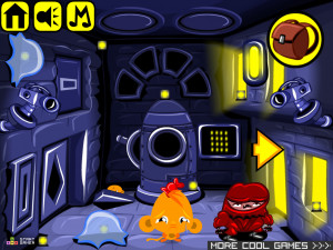 Игра Счастливая Обезьянка 733: Межпланетная — Глава 6 (Monkey GO Happy Stage 733: Interplanetary Chapter — 6) — играть онлайн бесплатно (изображение №3)