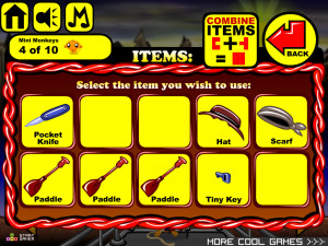 Игра Счастливая Обезьянка 734: Самая Длинная в Мире Гонка на Каноэ (Monkey GO Happy Stage 734: Yukon 1000 | World's Longest Canoe Race) — играть онлайн бесплатно (изображение №5)