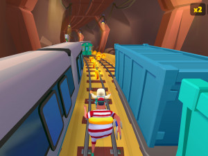 Игра Сабвей Серф: Гавайи (Subway Surfers: World Tour Hawaii) — играть онлайн бесплатно (изображение №2)