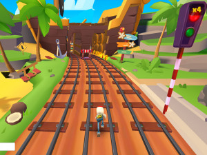 Игра Сабвей Серф: Гавайи (Subway Surfers: World Tour Hawaii) — играть онлайн бесплатно (изображение №3)