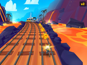 Игра Сабвей Серф: Гавайи (Subway Surfers: World Tour Hawaii) — играть онлайн бесплатно (изображение №4)