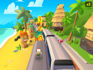 Игра Сабвей Серф: Гавайи (Subway Surfers: World Tour Hawaii) — играть онлайн бесплатно (изображение №6)