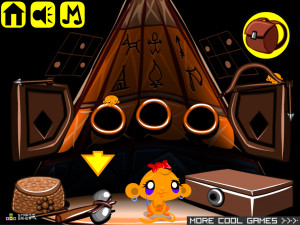 Игра Счастливая Обезьянка 740: Жара на Аляске (Monkey GO Happy Stage 740: Heat wave in Alaska and the last Otterman) — играть онлайн бесплатно (изображение №3)