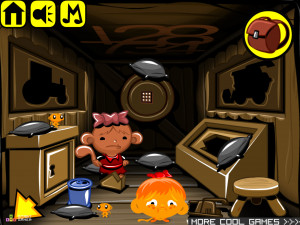 Игра Счастливая Обезьянка 746: Гонки на Тракторах (Monkey GO Happy Stage 746: Monkey making a 'Full Pull' at the tractor race) — играть онлайн бесплатно (изображение №3)