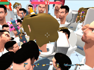 Игра Ты Против 100 Скибиди Туалетов (You vs 100 Skibidi Toilets) — играть онлайн бесплатно (изображение №6)