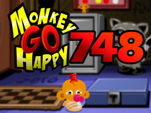 Игра Счастливая Обезьянка 748 (Monkey GO Happy Stage 748: Hide and Seek Featuring Pesky the Raccoon) — играть онлайн бесплатно (изображение №1)