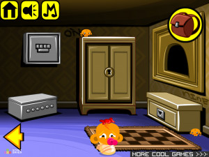 Игра Счастливая Обезьянка 748 (Monkey GO Happy Stage 748: Hide and Seek Featuring Pesky the Raccoon) — играть онлайн бесплатно (изображение №3)