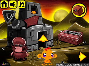 Игра Счастливая Обезьянка 749: Камни Пустыни (Monkey GO Happy Stage 749: Desert Stones) — играть онлайн бесплатно (изображение №2)