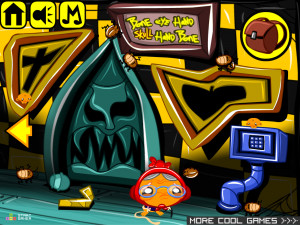 Игра Счастливая Обезьянка 752: Манкиджус (мультсериал «Битлджус») (Monkey GO Happy Stage 752: Monkeyjuice (animated Beetlejuice series)) — играть онлайн бесплатно (изображение №3)