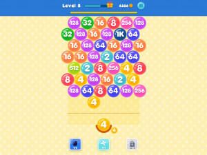 Игра Бабл Шутер 2048: Стреляй и Объединяй (Bubble 2K Shoot 2048 Ball: Shoot & Merge Puzzle) — играть онлайн бесплатно (изображение №5)