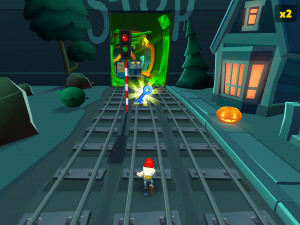 Игра Сабвей Серф: Призрачный Капюшон (Subway Surfers: World Tour Haunted Hood) — играть онлайн бесплатно (изображение №7)