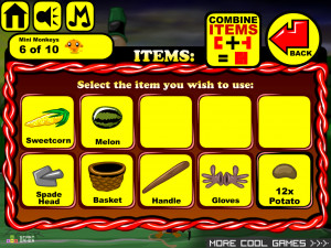 Игра Счастливая Обезьянка 760: Мальчик и Чучело (Monkey GO Happy Stage 760: A boy on a farm makes a scarecrow that comes alive) — играть онлайн бесплатно (изображение №4)