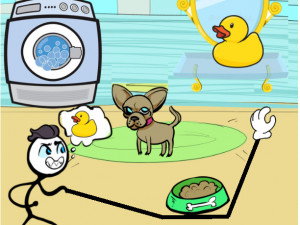 Игра Стикмен Тролль: Головоломка для Вора (Stickman Troll: Thief Puzzle) — играть онлайн бесплатно (изображение №4)