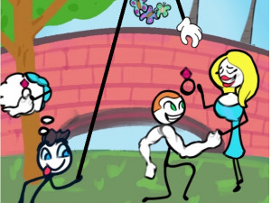 Игра Стикмен Тролль: Головоломка для Вора (Stickman Troll: Thief Puzzle) — играть онлайн бесплатно (изображение №5)