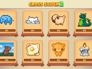 Игра Вышивание Крестиком 2 (Cross Stitch - Knitting) — играть онлайн бесплатно (изображение №2)