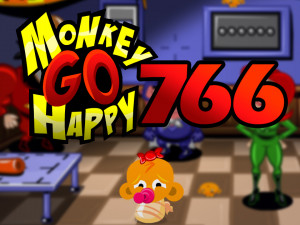 Игра Счастливая Обезьянка 766: Обезьяна Собирается на Мероприятие Комик Кон (Monkey GO Happy Stage 766: Monkey Going to Comic Con Event) — играть онлайн бесплатно (изображение №1)