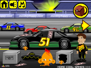 Игра Счастливая Обезьянка 768 (Monkey GO Happy Stage 768: Days Of Thunder-Daytona 500 Monkey Day of the Dead Monkeypoly (Monopoly)) — играть онлайн бесплатно (изображение №2)