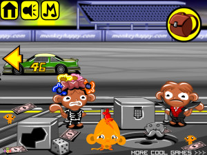 Игра Счастливая Обезьянка 768 (Monkey GO Happy Stage 768: Days Of Thunder-Daytona 500 Monkey Day of the Dead Monkeypoly (Monopoly)) — играть онлайн бесплатно (изображение №3)
