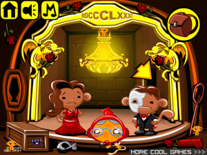 Игра Счастливая Обезьянка 774: Призрак Оперы (Monkey GO Happy Stage 774: The Phantom of the Opera) — играть онлайн бесплатно (изображение №2)