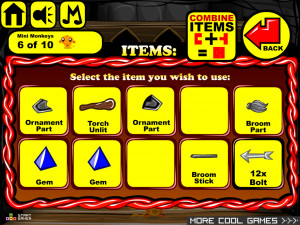 Игра Счастливая Обезьянка 780: Неуклюжие Охотники на Ведьм (Monkey GO Happy Stage 780: Clumsy Witch Hunters) — играть онлайн бесплатно (изображение №4)