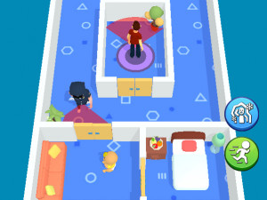 Игра Побег от Отца: Спрячь Малыша (Dad Escape: Hide Little One) — играть онлайн бесплатно (изображение №3)