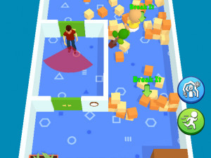 Игра Побег от Отца: Спрячь Малыша (Dad Escape: Hide Little One) — играть онлайн бесплатно (изображение №4)