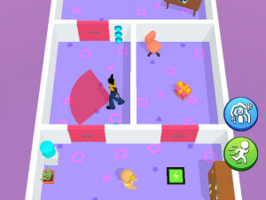 Игра Побег от Отца: Спрячь Малыша (Dad Escape: Hide Little One) — играть онлайн бесплатно (изображение №7)