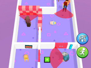 Игра Побег от Отца: Спрячь Малыша (Dad Escape: Hide Little One) — играть онлайн бесплатно (изображение №8)