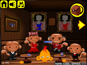 Игра Счастливая Обезьянка 790: Пьяный Дворецкий (Monkey GO Happy Stage 790: The Drunk Butler) — играть онлайн бесплатно (изображение №2)