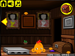 Игра Счастливая Обезьянка 790: Пьяный Дворецкий (Monkey GO Happy Stage 790: The Drunk Butler) — играть онлайн бесплатно (изображение №3)
