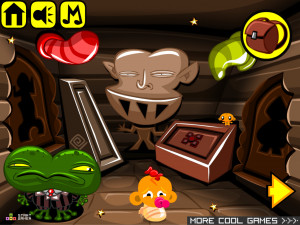 Игра Счастливая Обезьянка 791: Шаткий Мир — Глава 3 (Monkey GO Happy Stage 791: Wobbly World — Chapter 3) — играть онлайн бесплатно (изображение №3)