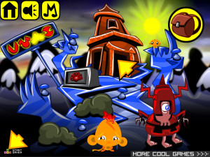 Игра Счастливая Обезьянка 793: Шаткий Мир — Глава 4 (Monkey GO Happy Stage 793: Wobbly World — Chapter 4) — играть онлайн бесплатно (изображение №2)