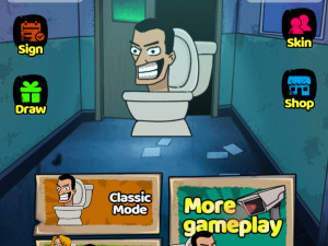 Игра Скибиди Туалет: Общежитие с Привидениями (Skibidi Toilet Haunted Dorm) — играть онлайн бесплатно (изображение №2)