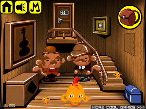 Игра Счастливая Обезьянка 794: Шерлок Обезьяна Холмс (Monkey GO Happy Stage 794: Sherlock Monkey Holmes Theme) — играть онлайн бесплатно (изображение №2)