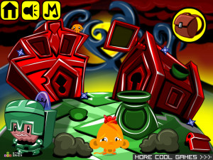 Игра Счастливая Обезьянка 795: Шаткий Мир — Глава 5 (Monkey GO Happy Stage 795: Wobbly World — Chapter 5) — играть онлайн бесплатно (изображение №2)