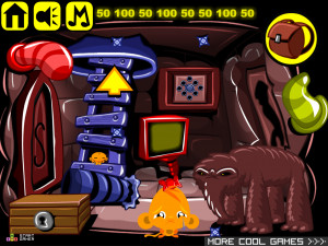 Игра Счастливая Обезьянка 795: Шаткий Мир — Глава 5 (Monkey GO Happy Stage 795: Wobbly World — Chapter 5) — играть онлайн бесплатно (изображение №4)