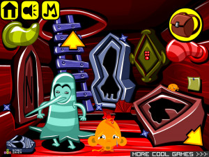 Игра Счастливая Обезьянка 795: Шаткий Мир — Глава 5 (Monkey GO Happy Stage 795: Wobbly World — Chapter 5) — играть онлайн бесплатно (изображение №5)