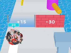 Игра Человеческий Мяч 3D (Human Ball 3D) — играть онлайн бесплатно (изображение №3)