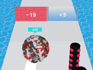 Игра Человеческий Мяч 3D (Human Ball 3D) — играть онлайн бесплатно (изображение №6)